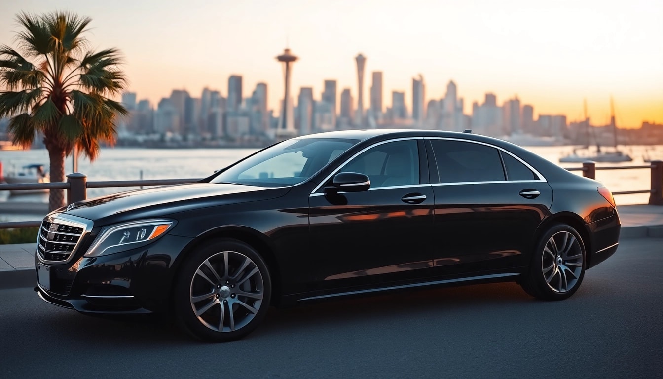 Experience seamless vancouver to seattle car service in a luxurious setting with stunning city views.