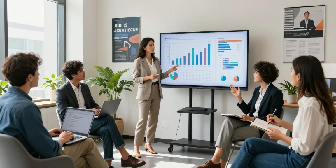Collaborative entrepreneurs in a modern office discussing the Branchenübergreifendes Unternehmer-Verzeichnis.