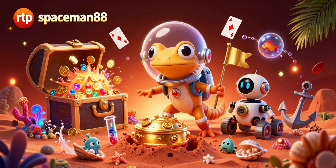 Experience the thrill of rtp spaceman88 with a dynamic Martian casino adventure filled with colorful gaming elements!