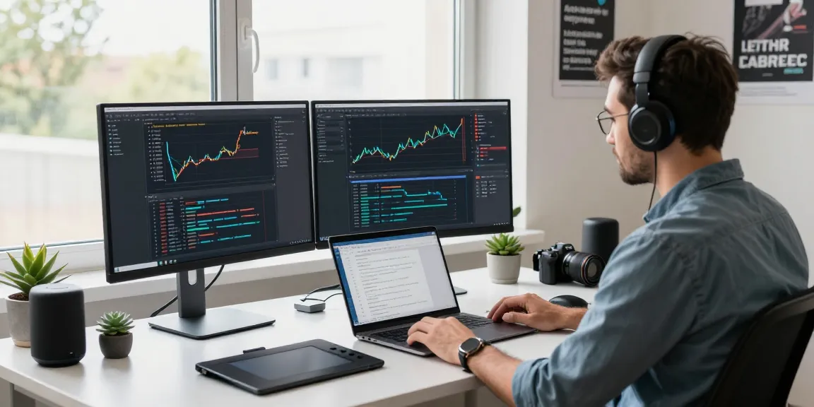 Real-time data analytics in a developer workspace using futures WebSocket streaming API for advanced trading.