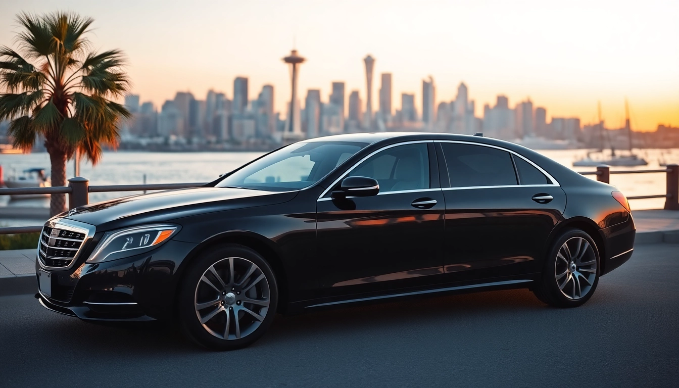 Experience seamless vancouver to seattle car service in a luxurious setting with stunning city views.