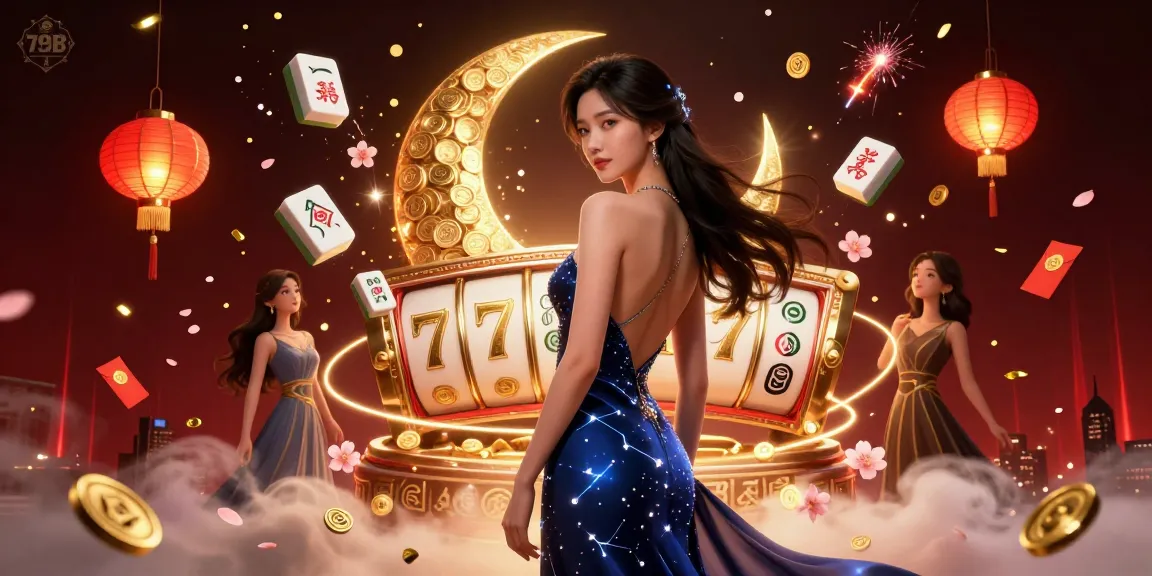 Engage in thrilling slots at 79B with captivating gold elements and photorealistic characters.