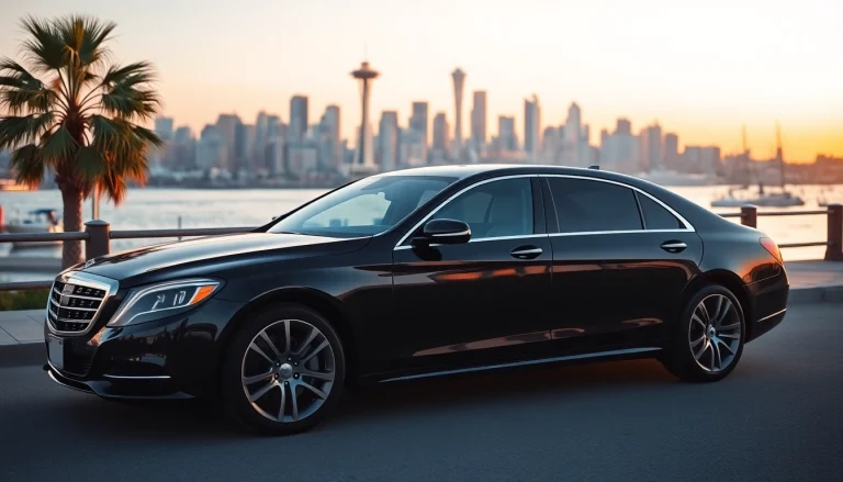 Experience seamless vancouver to seattle car service in a luxurious setting with stunning city views.