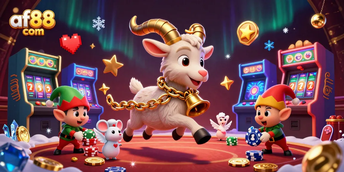 Join the action at af88 com with playful casino characters amidst vibrant game elements
