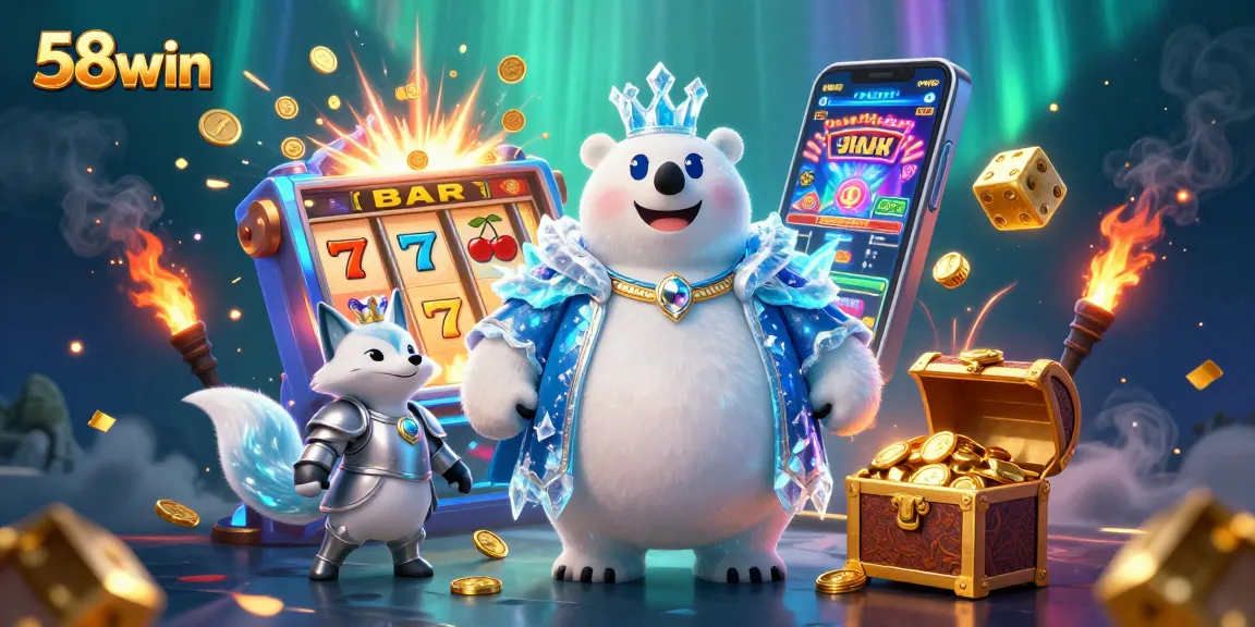 Experience thrilling wins at 58win with an engaging and vibrant casino scene.