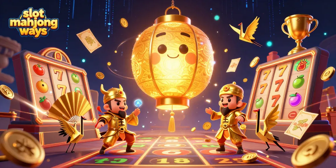 Experience the thrill of slot mahjong ways with dynamic visuals of fortune symbols and Asian-themed characters.