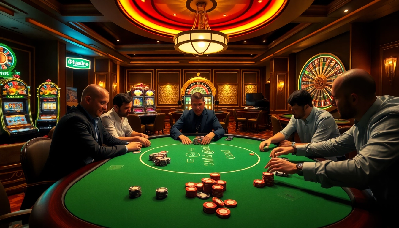 Menangkan di meja poker dengan ora78 dan suasana kasino yang menegangkan.